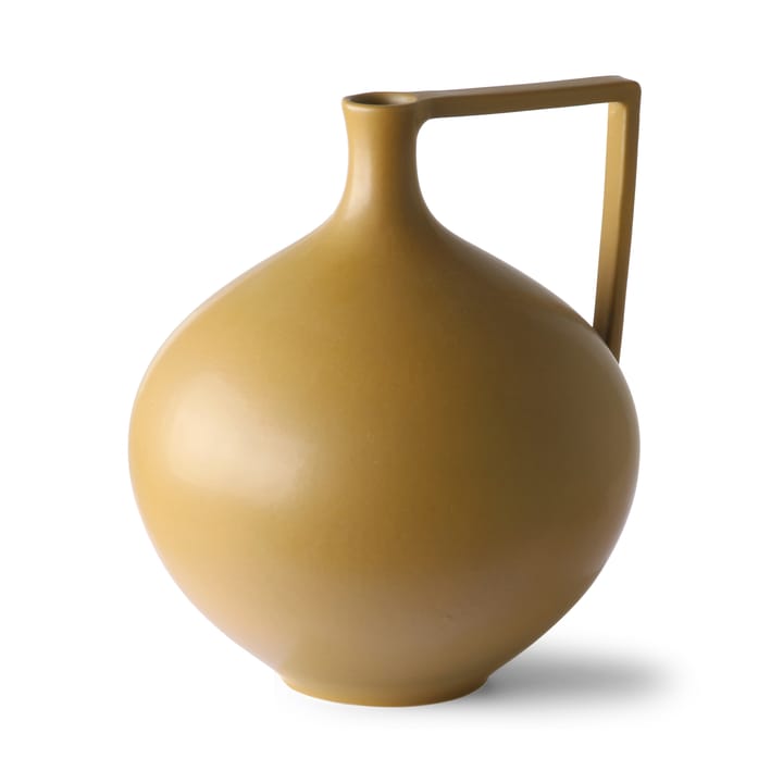 Ceramic Jar βάζο L 26.5 cm - μουσταρδί - HKliving