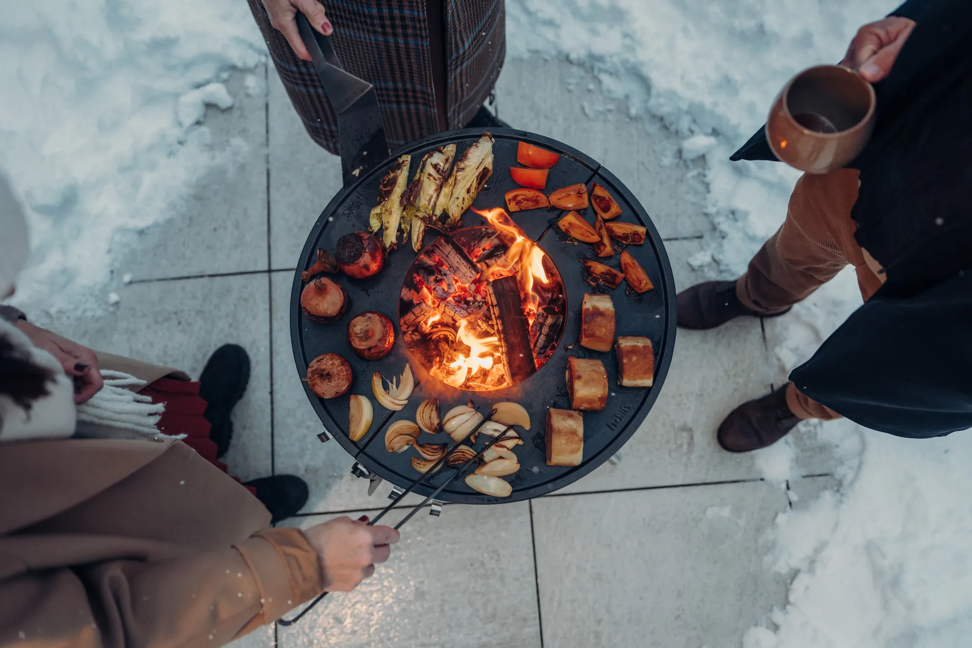 BOWL 57 Plancha πλάκα ψησίματος  , Μάυρο Höfats