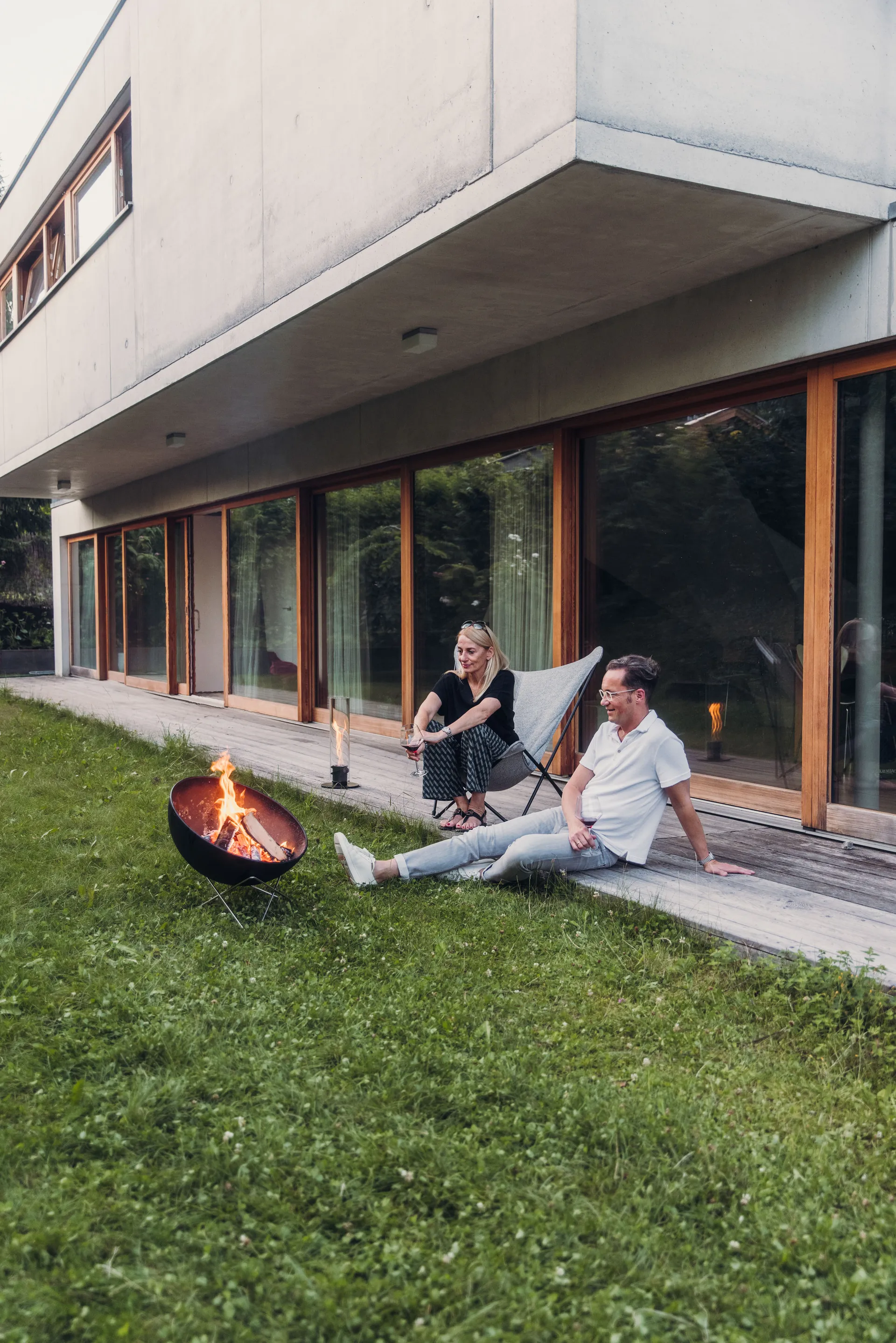 BOWL 57 βάση αστέρα  , Ασήμι Höfats