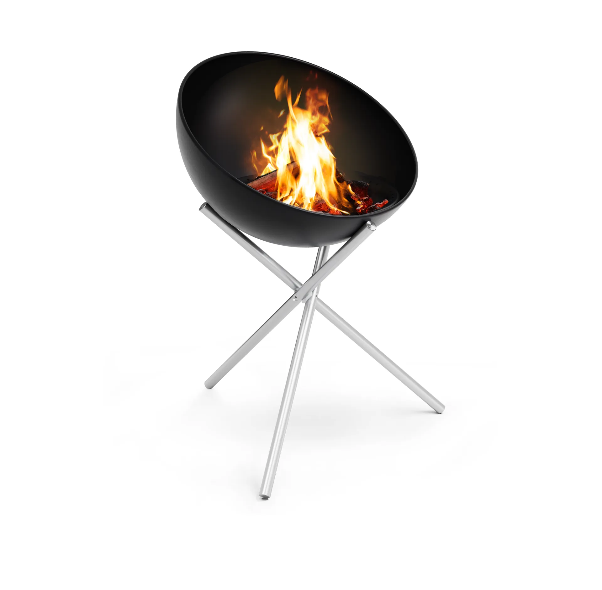 BOWL 57 τρίποδη βάση  , Ασήμι Höfats