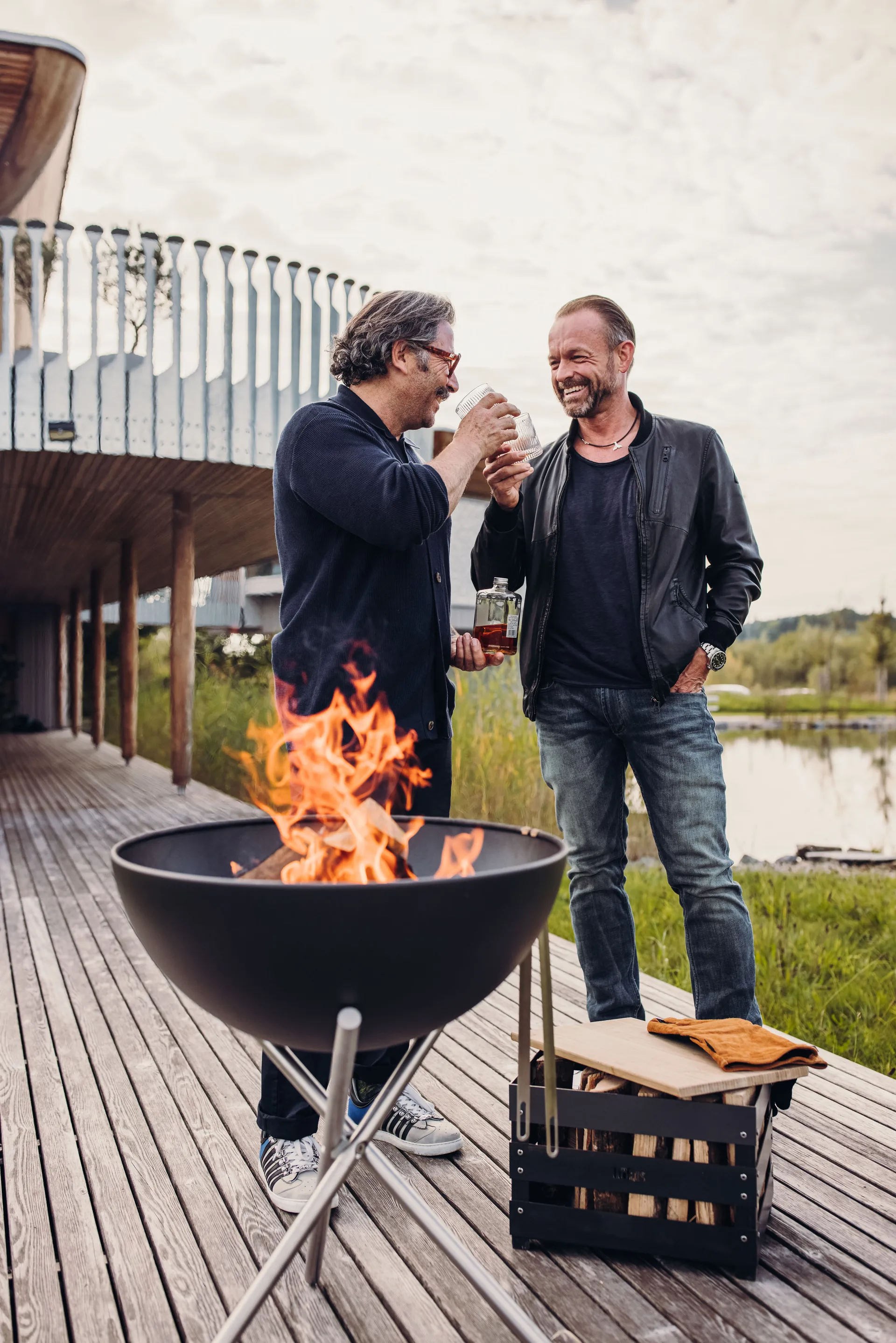 BOWL 57 τρίποδη βάση  , Ασήμι Höfats