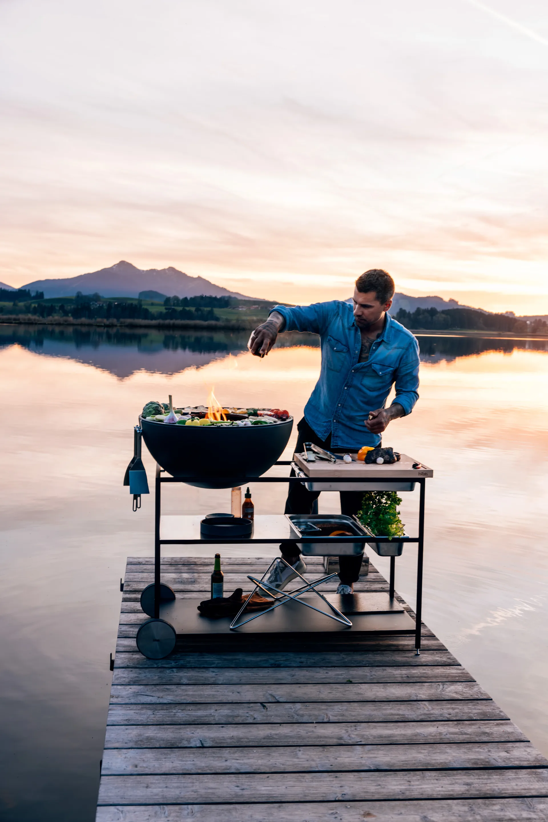 FIRE KITCHEN τροχοί για εξωτερική κουζίνα Höfats