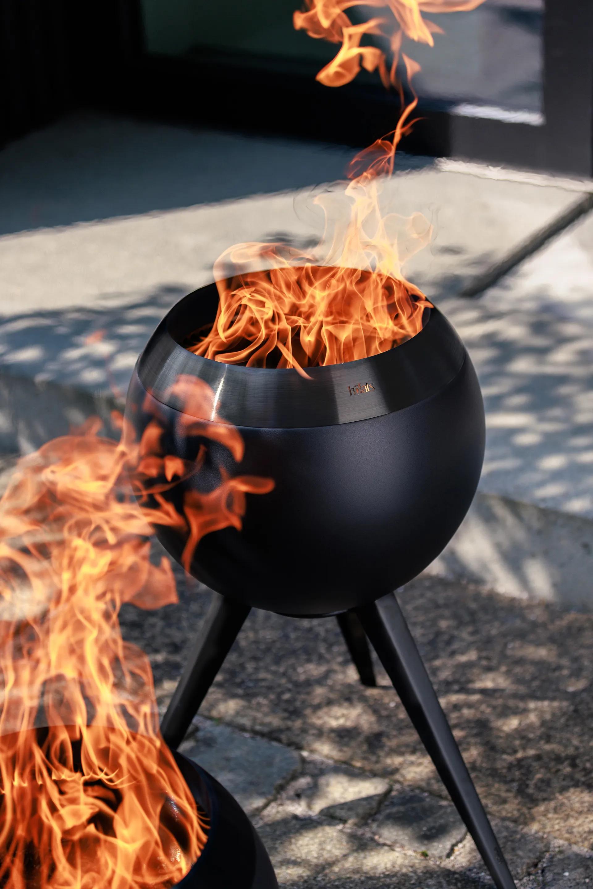 MOON 45 εστία φωτιάς  , All black, ψηλή βάση Höfats