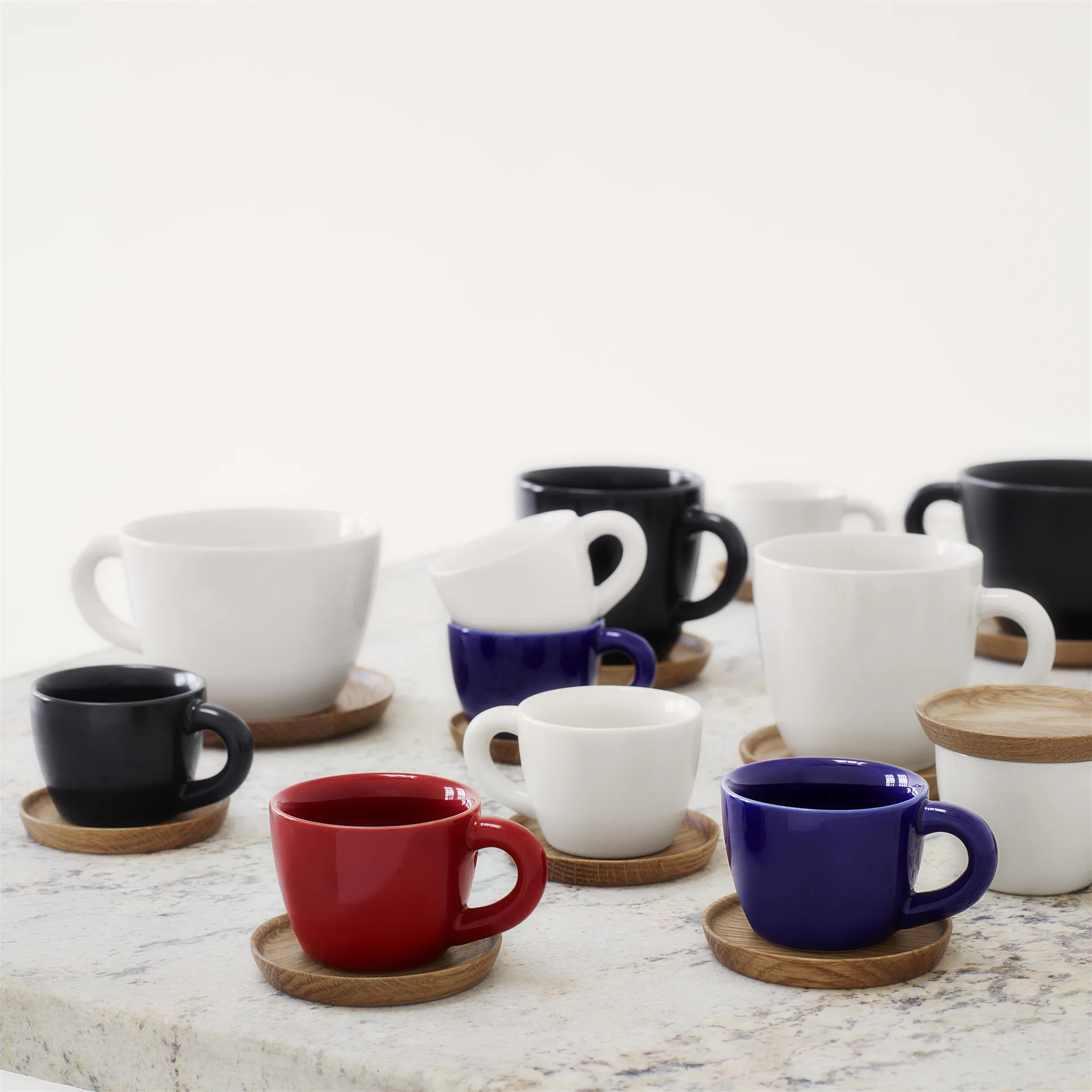 Höganäs φλιτζάνι του εσπρέσο, γυαλιστερό λευκό Höganäs Keramik