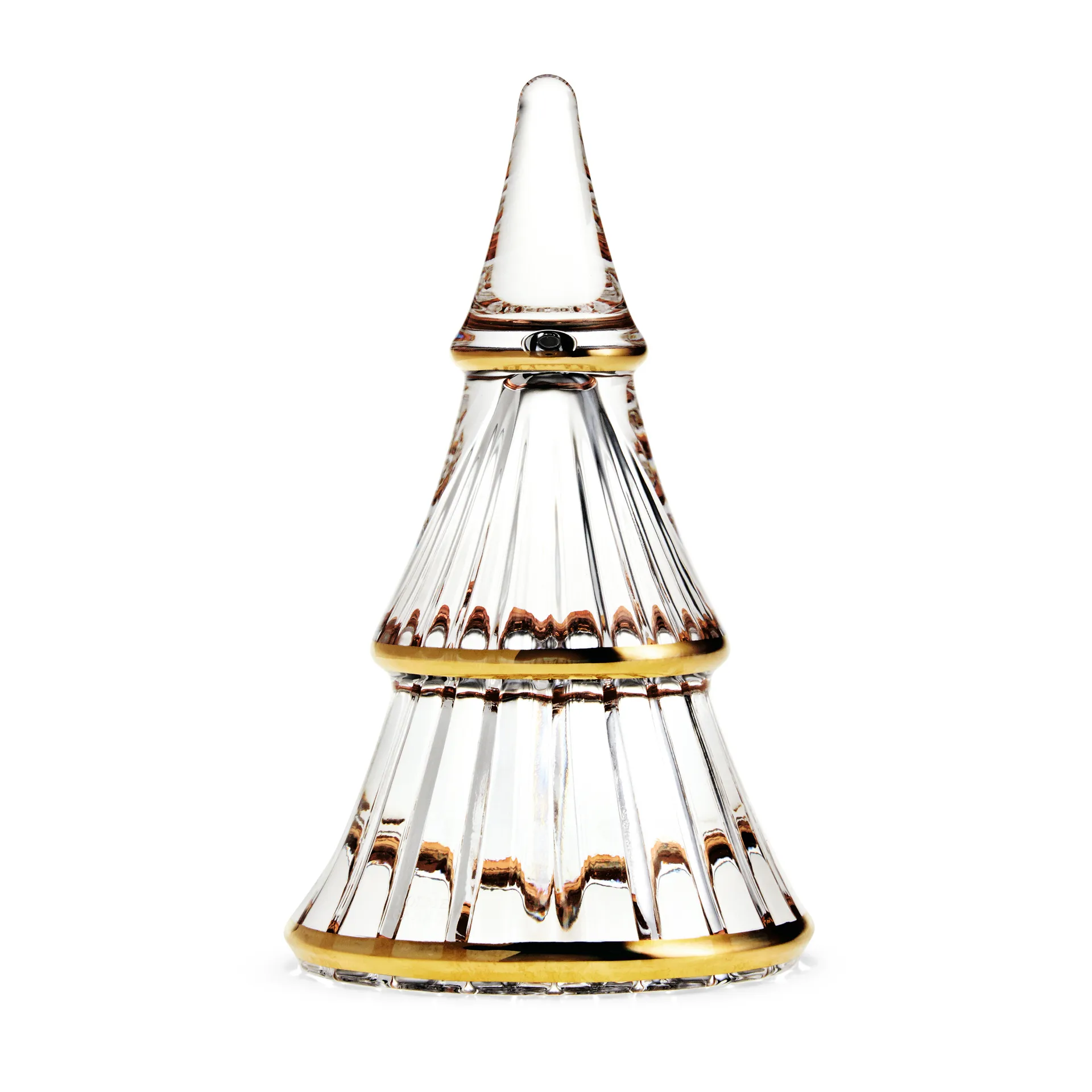 Ρομαντικό χριστουγεννιάτικο δέντρο, μεγάλο, Διαφανές-χρυσαφί Holmegaard