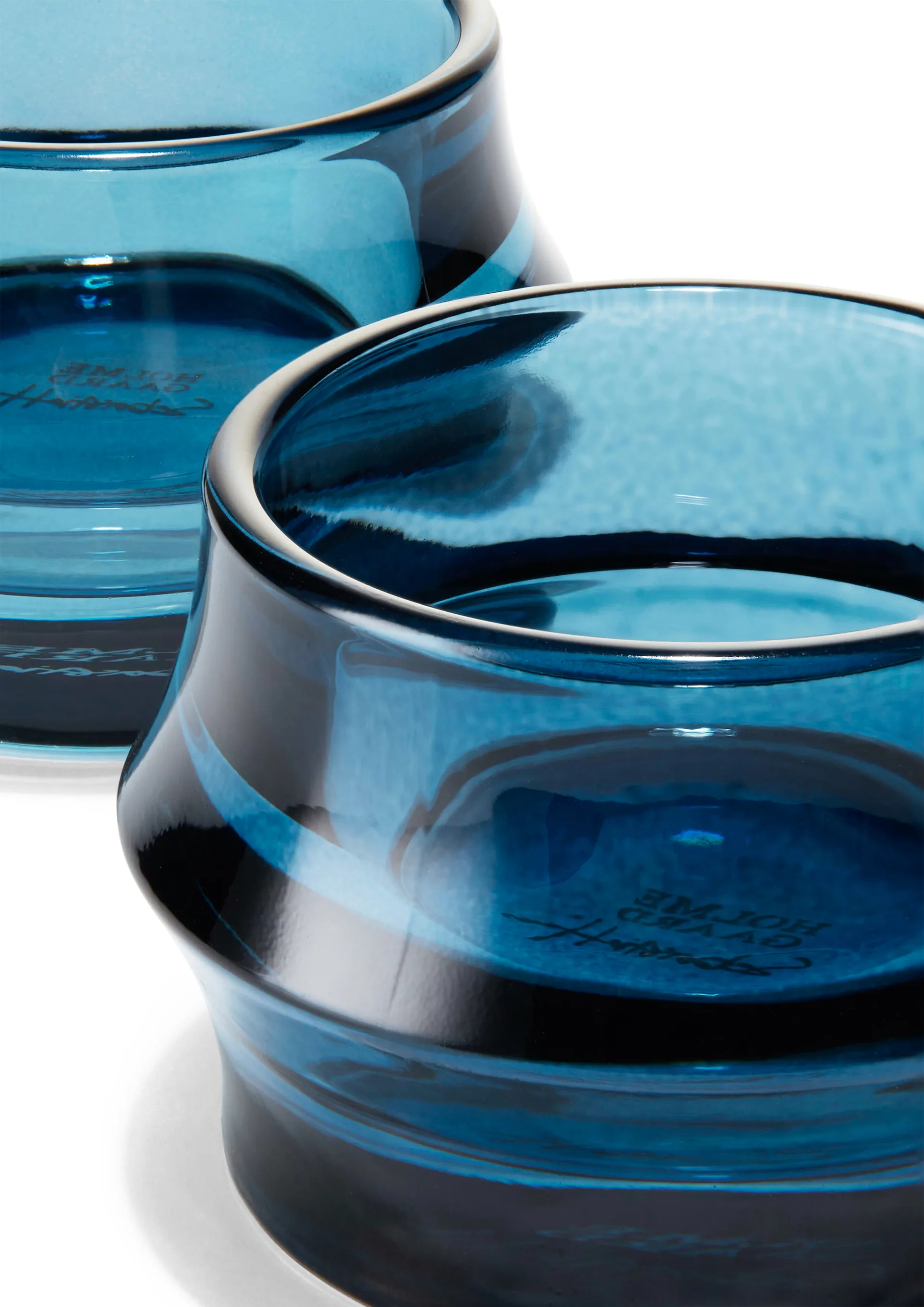 Φαναράκι κεριών Arc 5 cm 2 τεμαχίων, Σκούρο μπλε Holmegaard