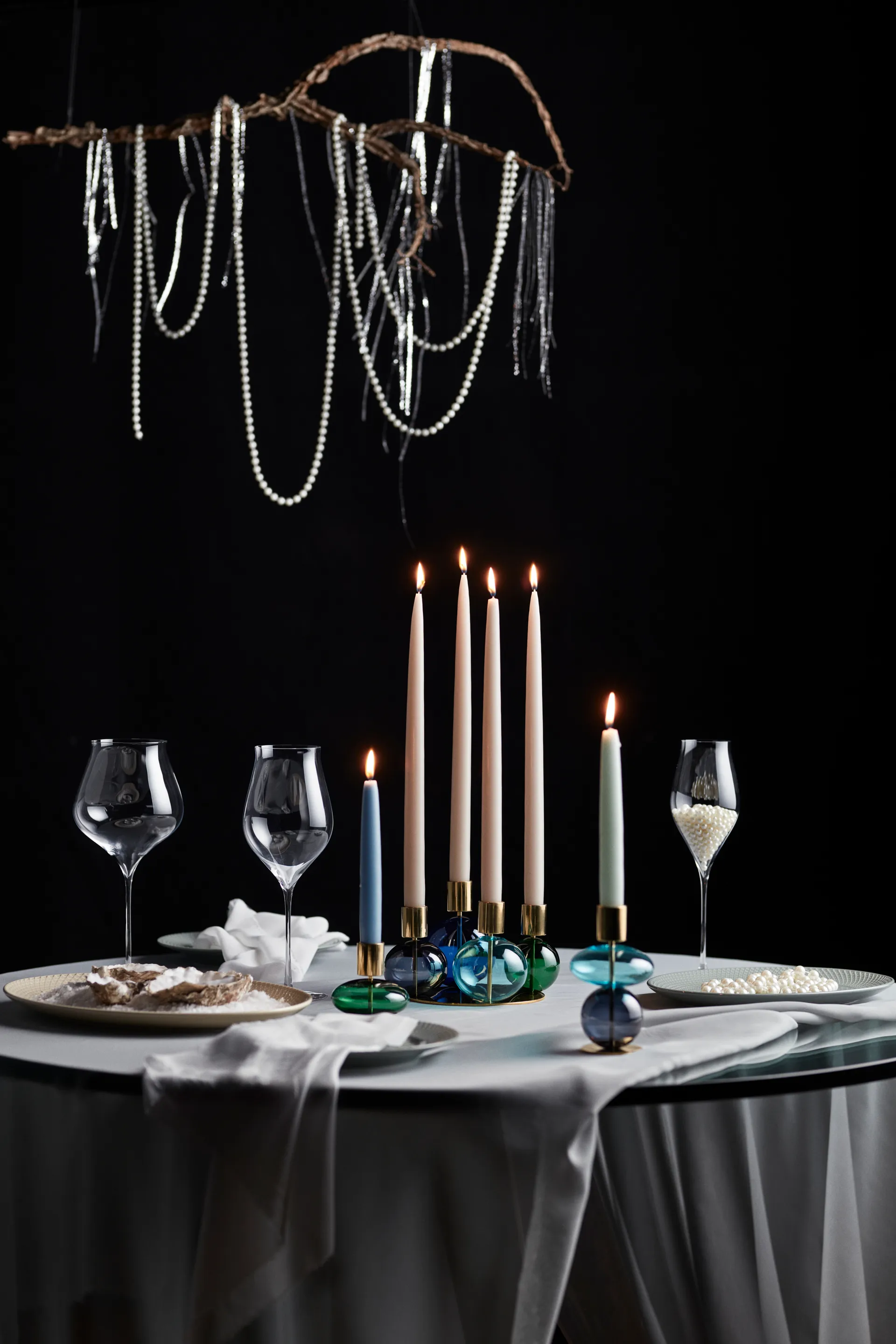 Bubble κηροπήγιο 8 εκ., Πράσινο Holmegaard