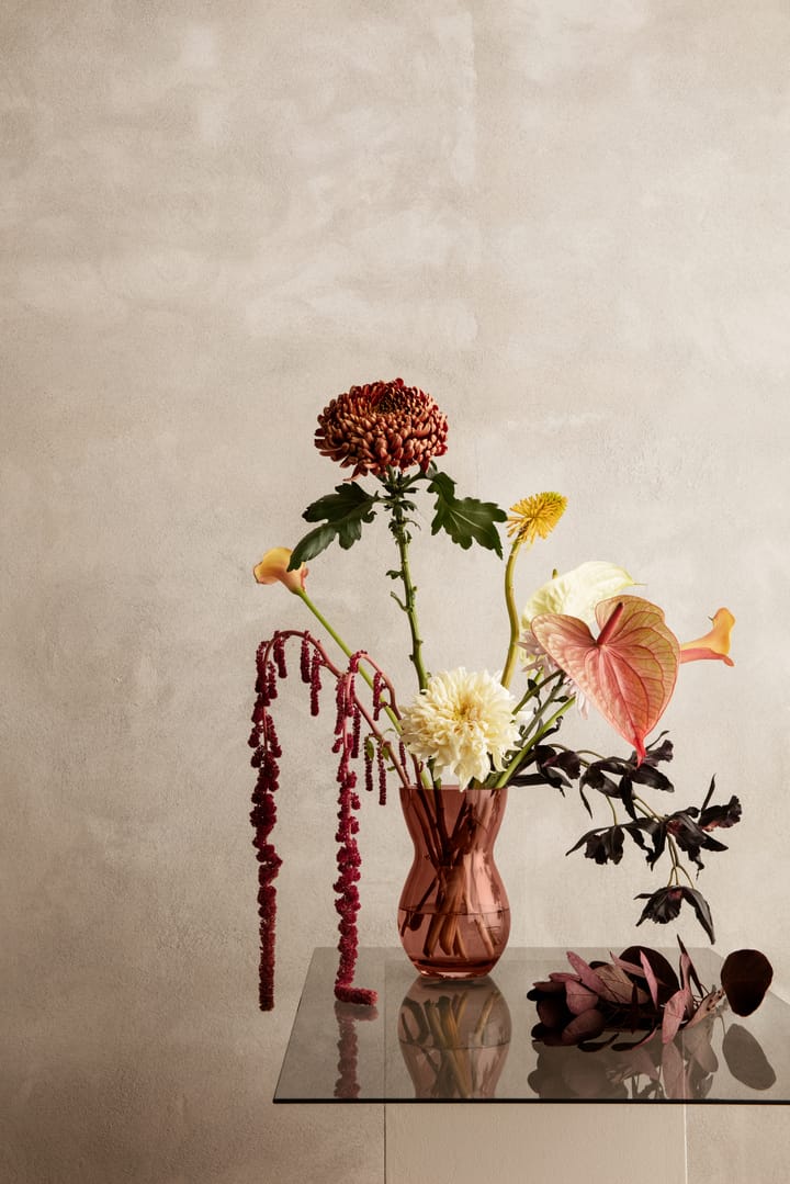 Calabas βάζο 21 cm, Ανοιχτό μπορντό Holmegaard