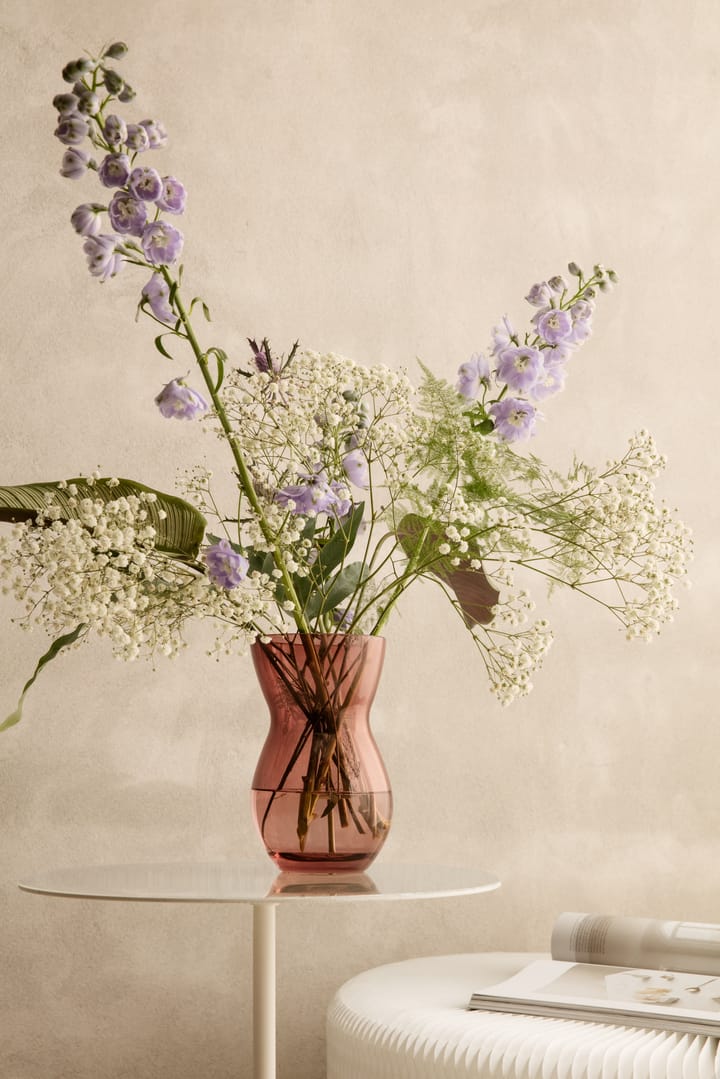 Calabas βάζο 21 cm, Ανοιχτό μπορντό Holmegaard