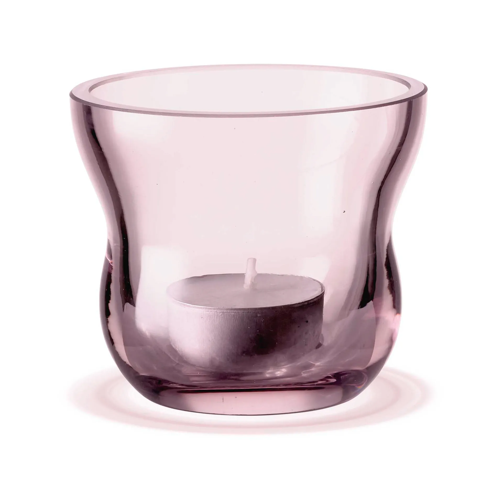 Φωτιστικό κεριού, Calabas, 7,5 εκ, Ανοιχτό μπορντό Holmegaard