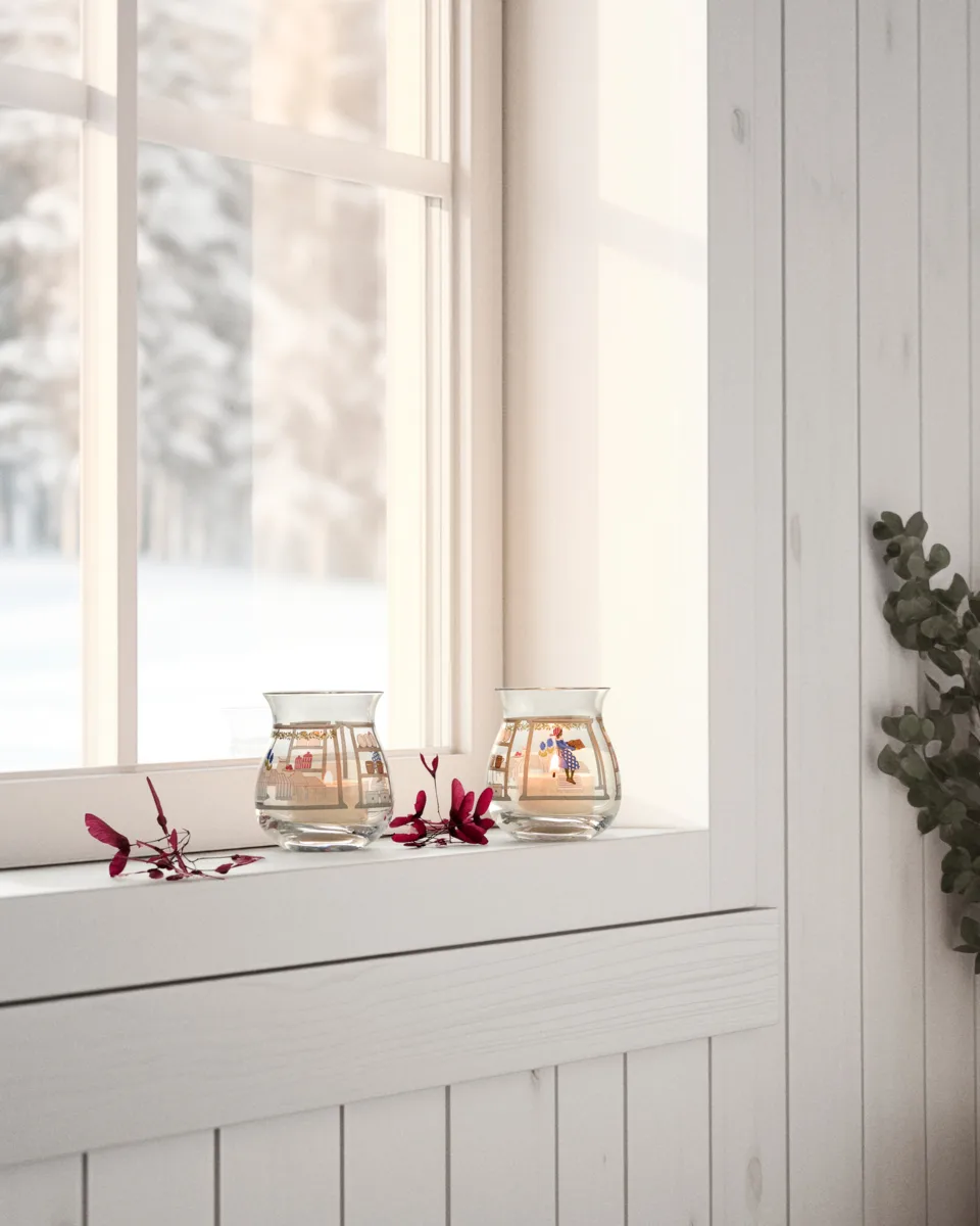 Holmegaard Christmas φανάρι για χριστουγεννιάτικο κερί 2-πακέτο, 2024 Holmegaard