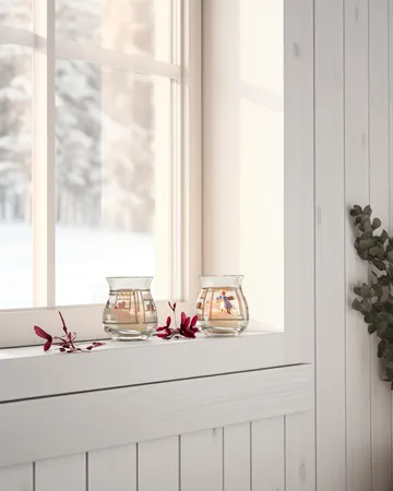 Holmegaard Christmas φανάρι για χριστουγεννιάτικο κερί 2-πακέτο - 2024 - Holmegaard