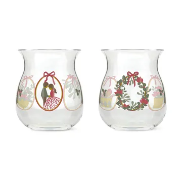 Holmegaard Christmas φανάρι για χριστουγεννιάτικο κερί 2-πακέτο - 2025 - Holmegaard
