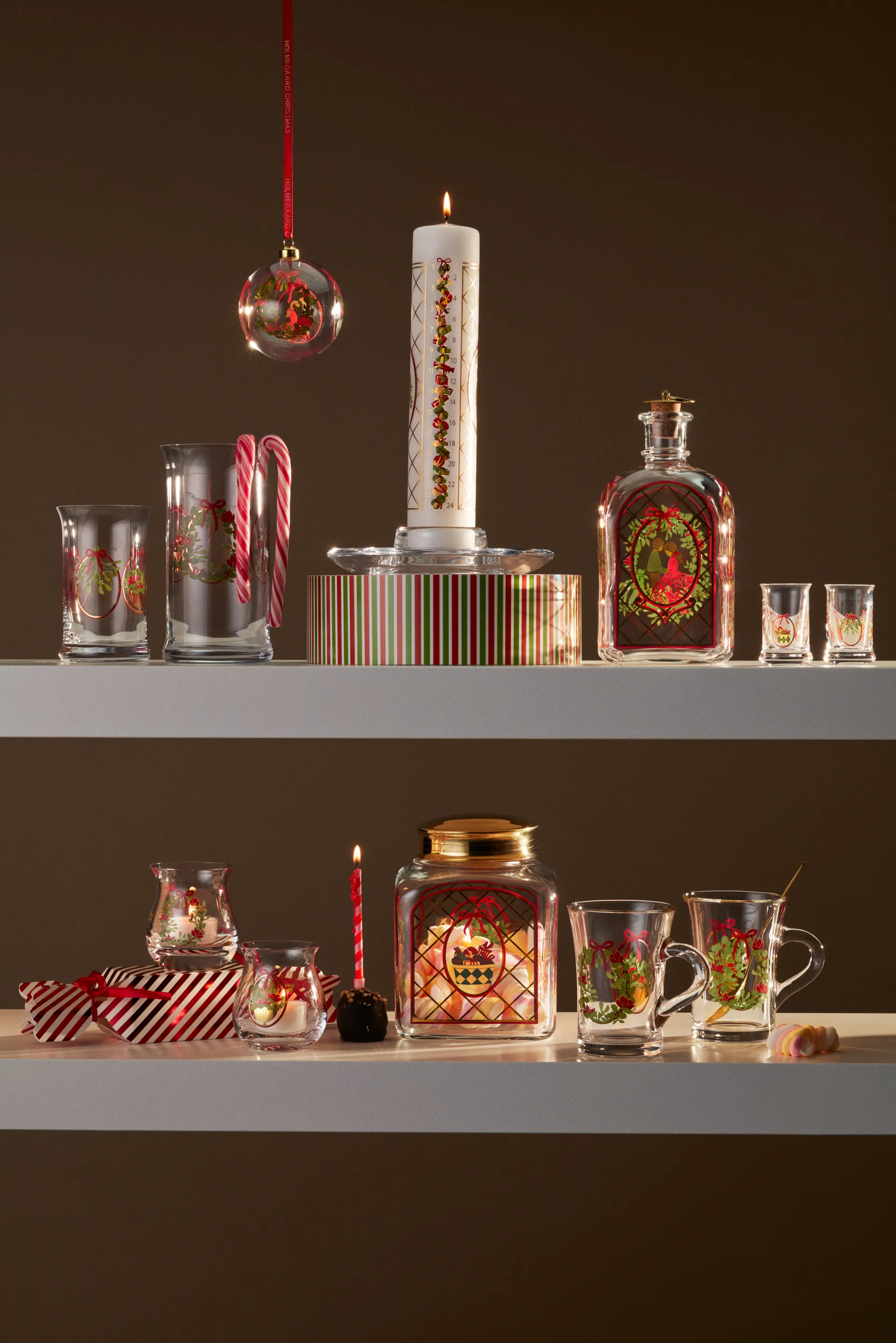 Holmegaard Christmas ποτήρι για schnaps 2-πακέτο, 2025 Holmegaard