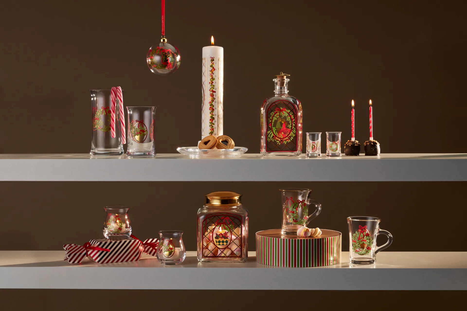Holmegaard Christmas ποτήρι για schnaps 2-πακέτο, 2025 Holmegaard