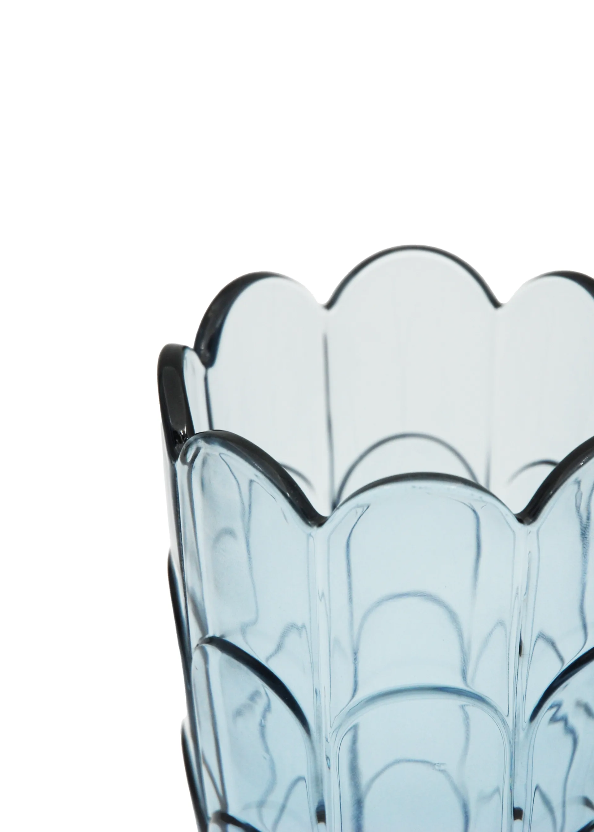 Βάζο Lily Υ19 εκατοστά, Μπλε iris Holmegaard