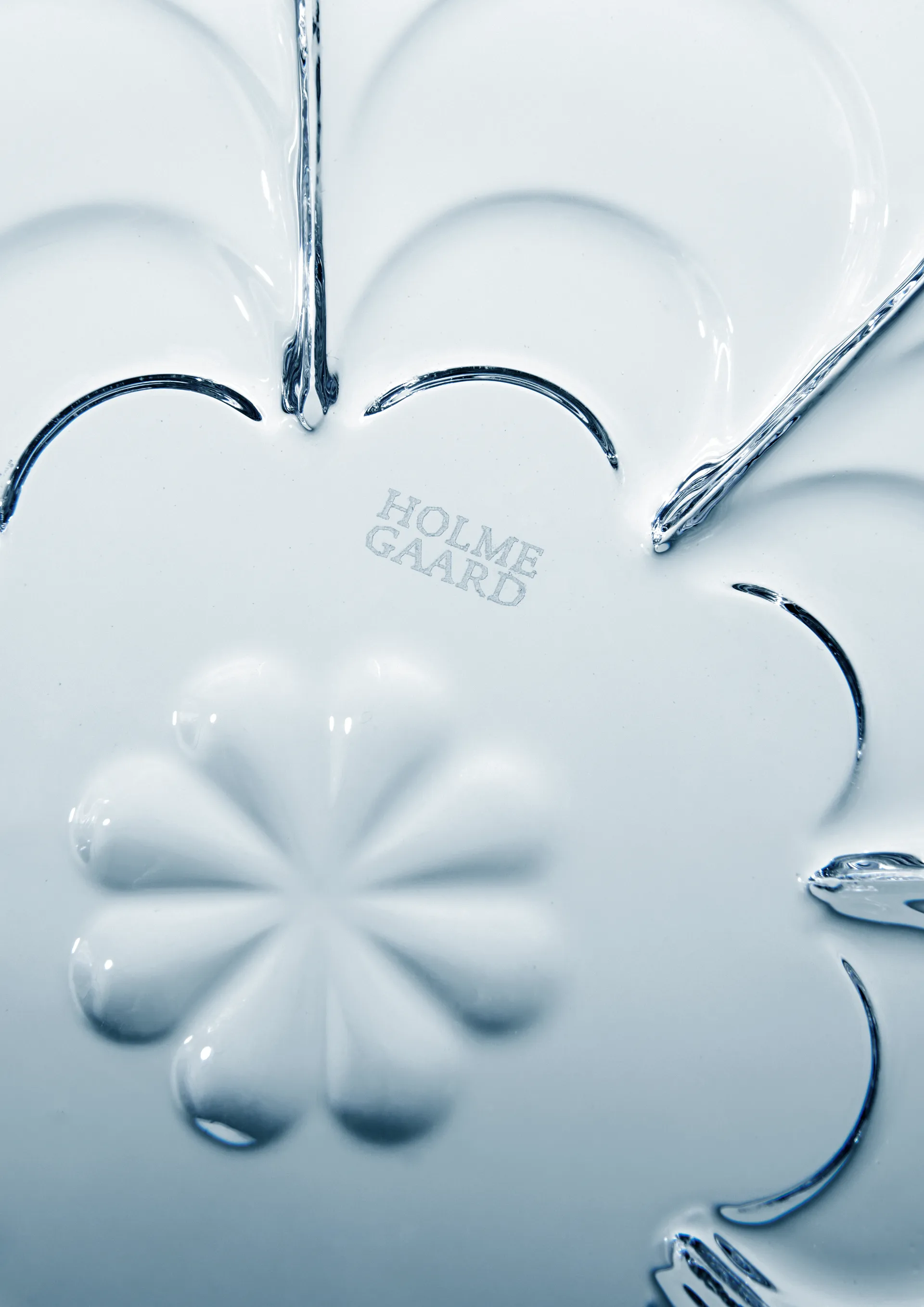 Βάζο Lily Υ19 εκατοστά, Μπλε iris Holmegaard