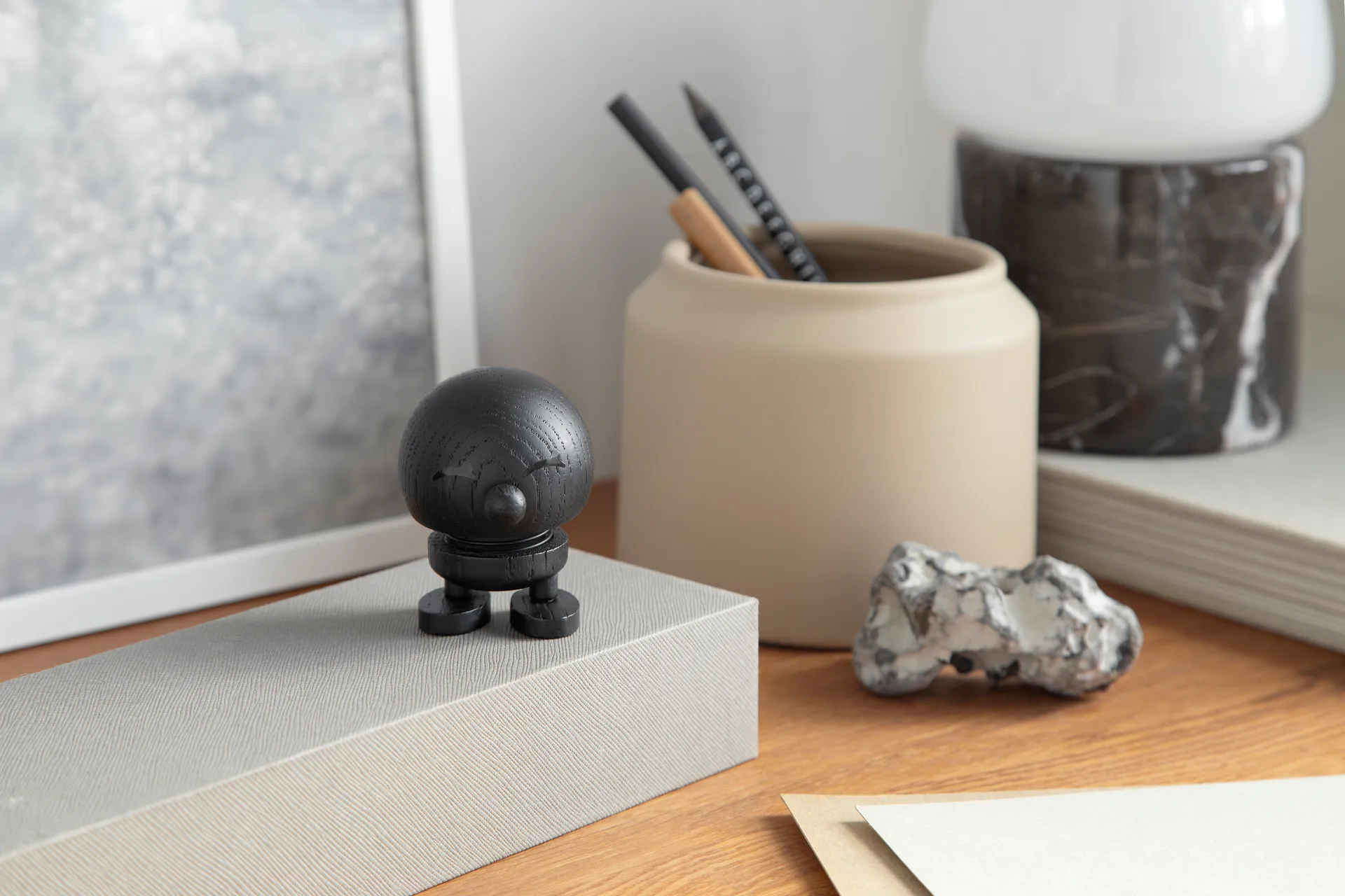 Φιγούρα Hoptimist Bimble S, Χρωματισμένη δρυς Hoptimist