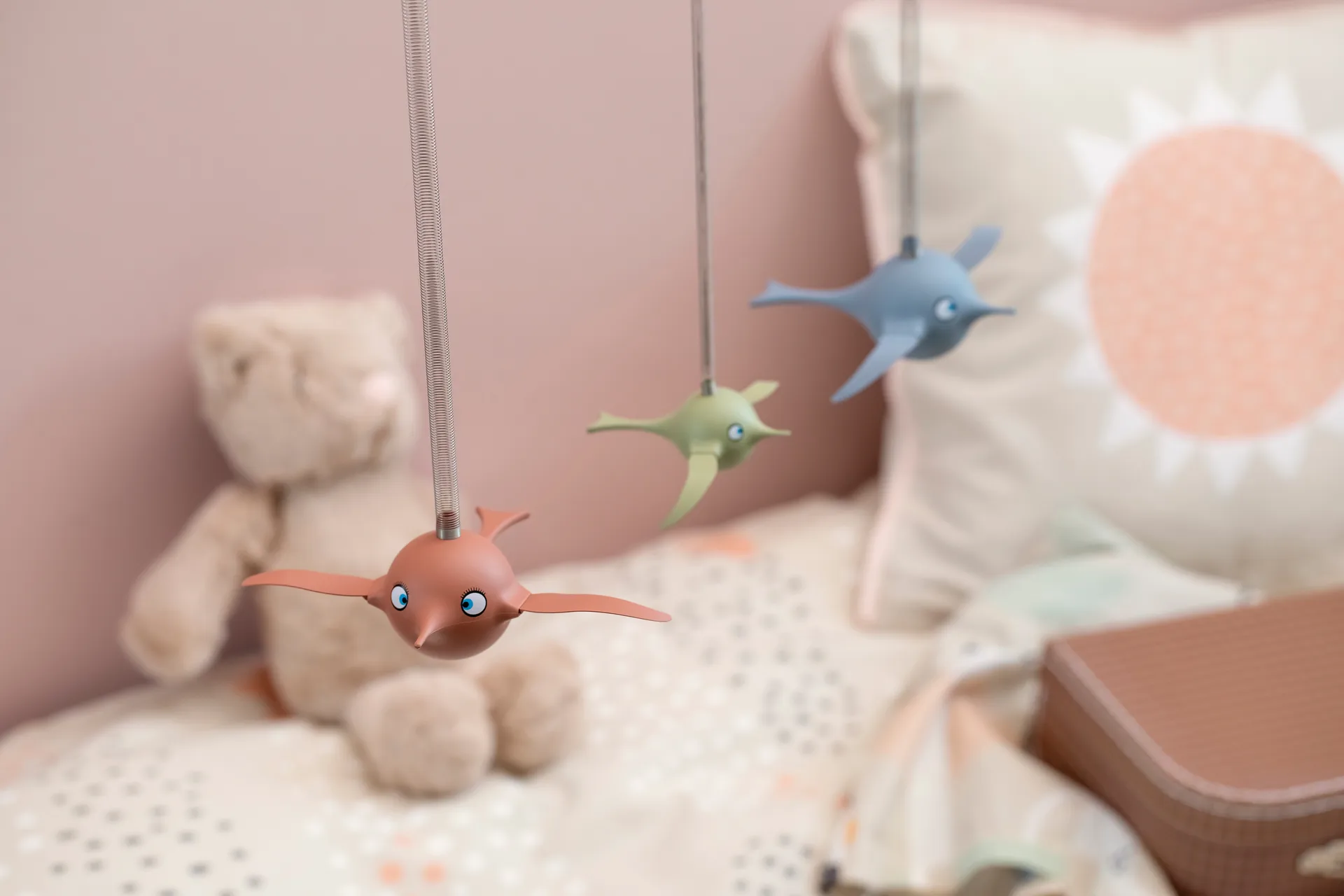 Κινητό Hoptimist Soft Birdie M, Ουρανός Hoptimist