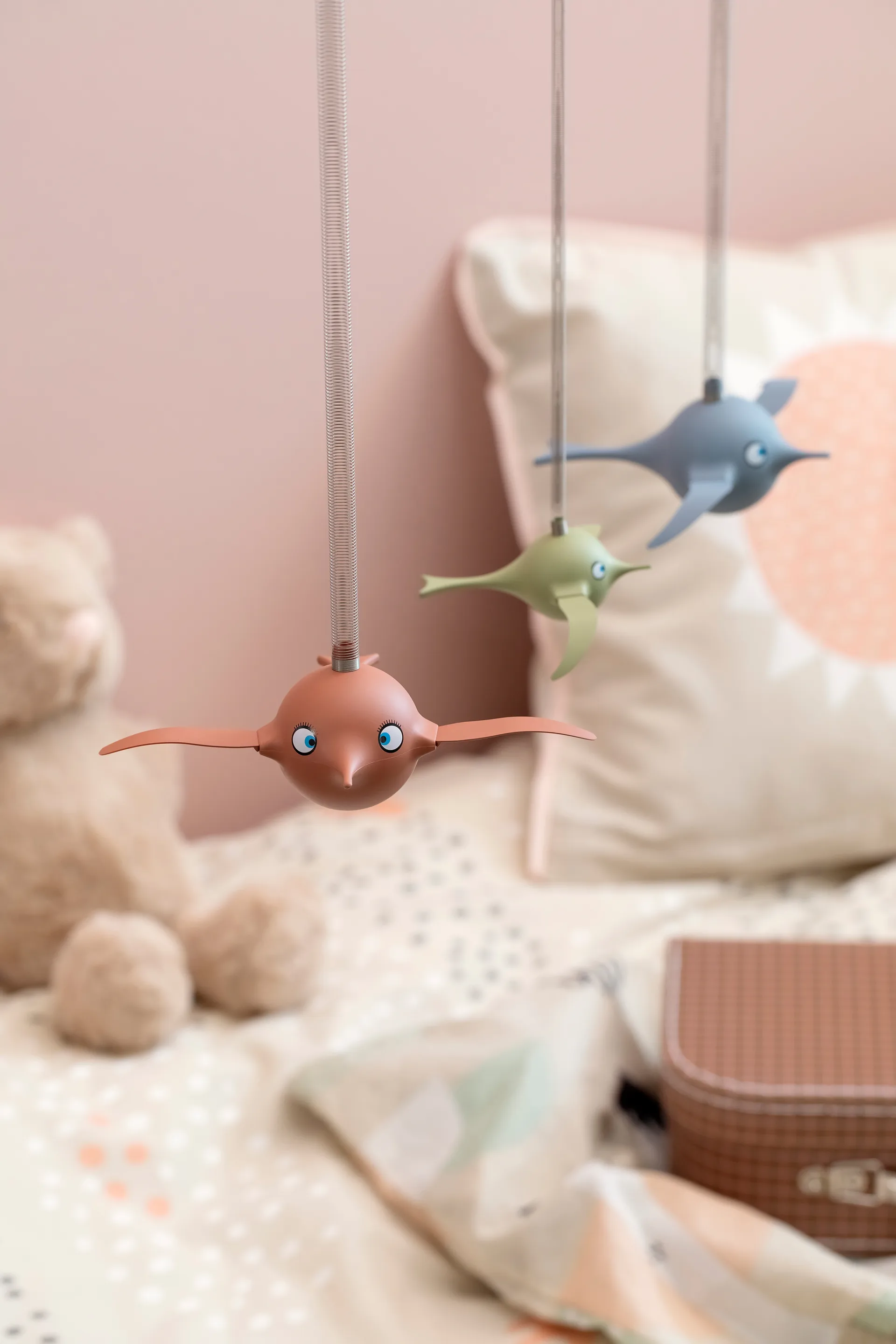 Κινητό Hoptimist Soft Birdie M, Ουρανός Hoptimist