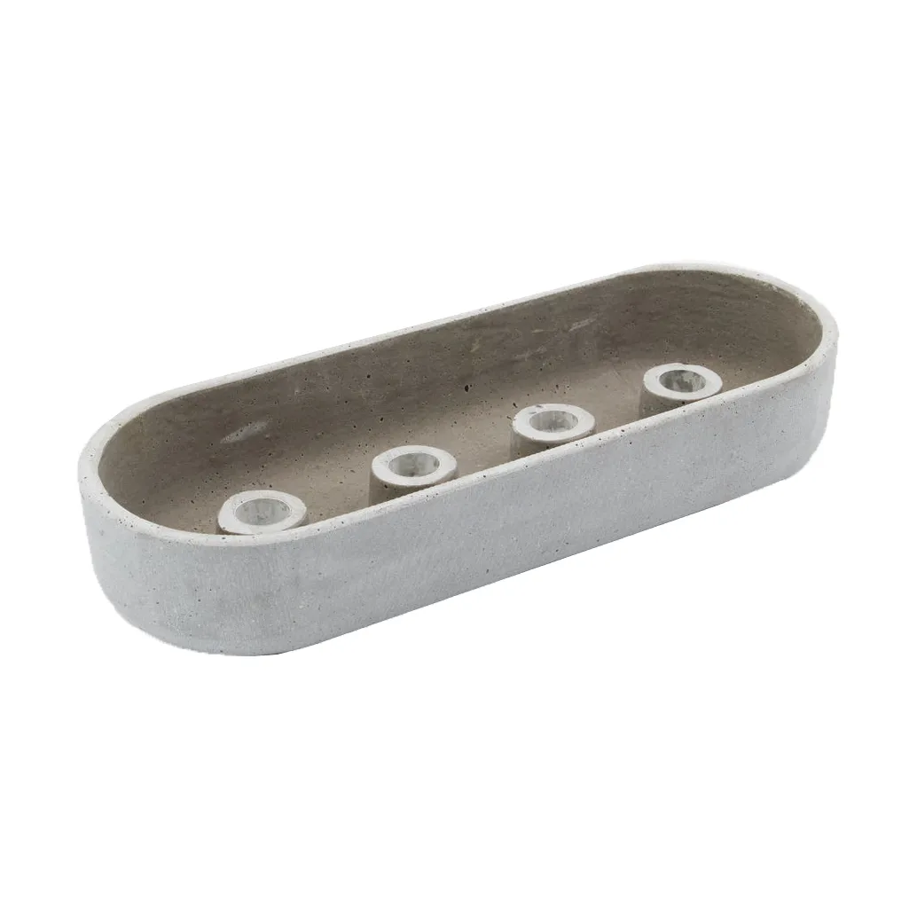 Μαρμάρινα κηροπήγια 13 x 35 εκ., Τσιμέντο House Doctor