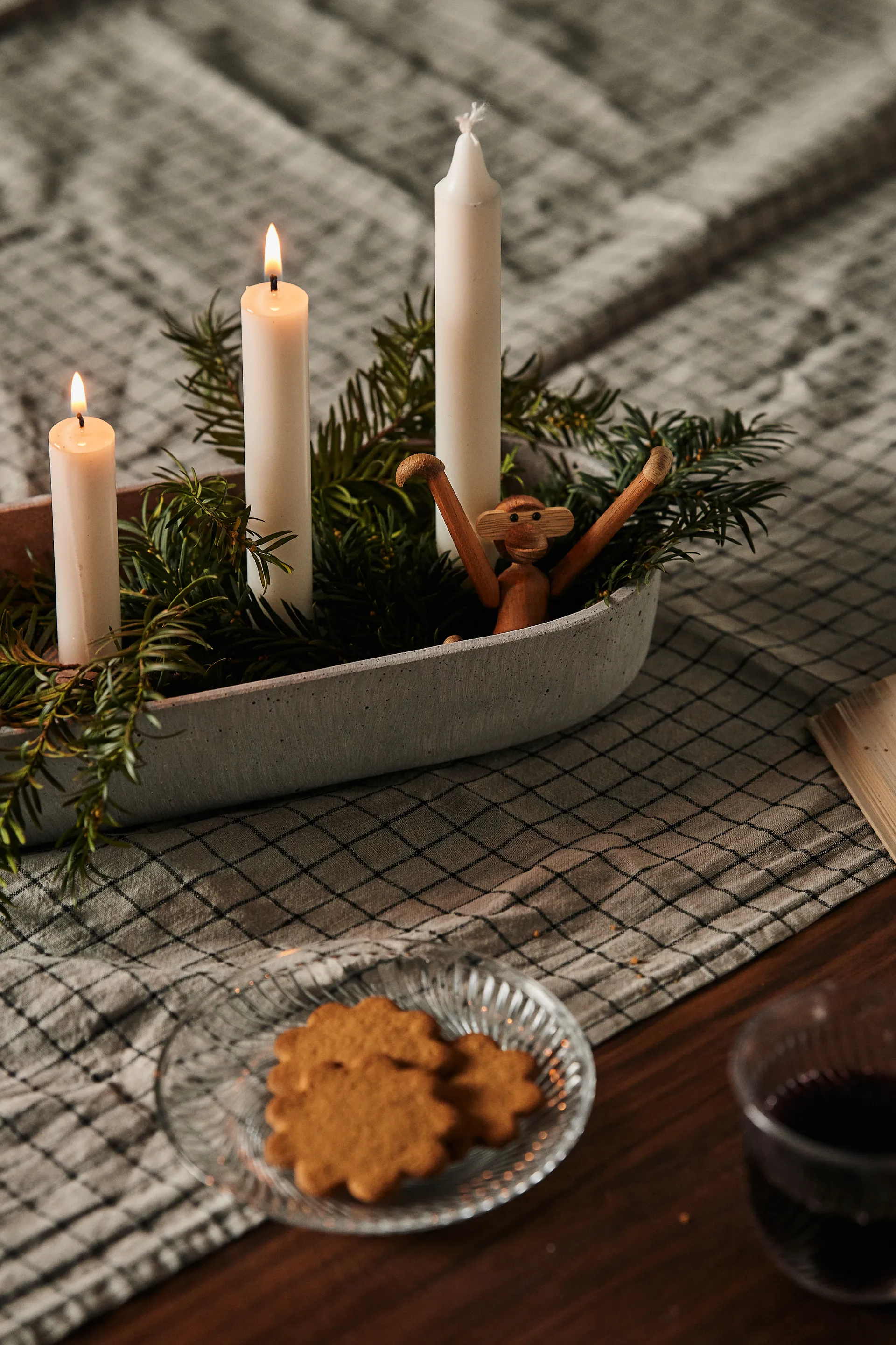 Μαρμάρινα κηροπήγια 13 x 35 εκ., Τσιμέντο House Doctor