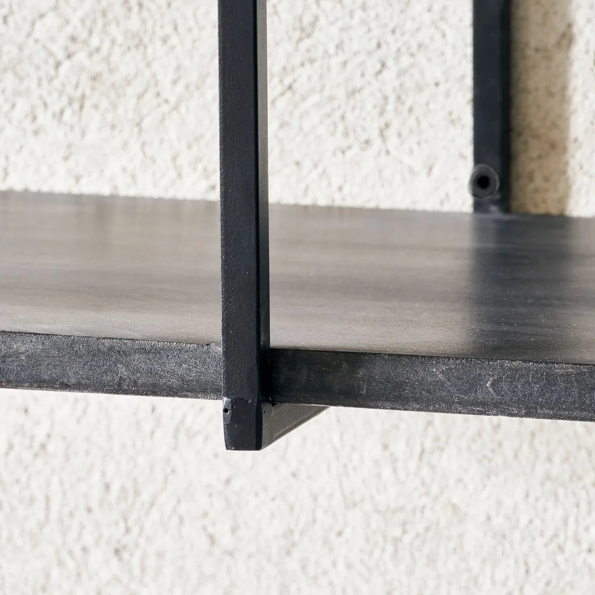 Ξύλινο ράφι 130 cm, Μαύρο House Doctor