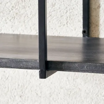 Ξύλινο ράφι 130 cm - Μαύρο - House Doctor