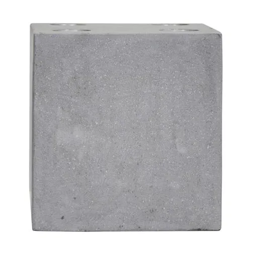 Μαρμπ κηροπήγιο 20x20x20 εκ., Γκρι House Doctor