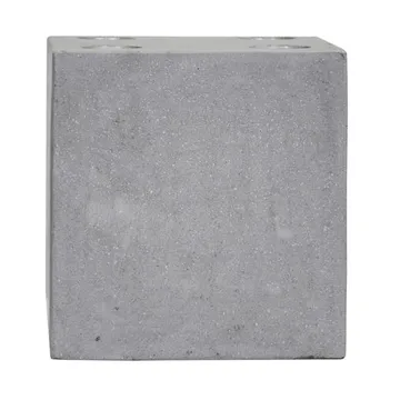 Μαρμπ κηροπήγιο 20x20x20 εκ. - Γκρι - House Doctor