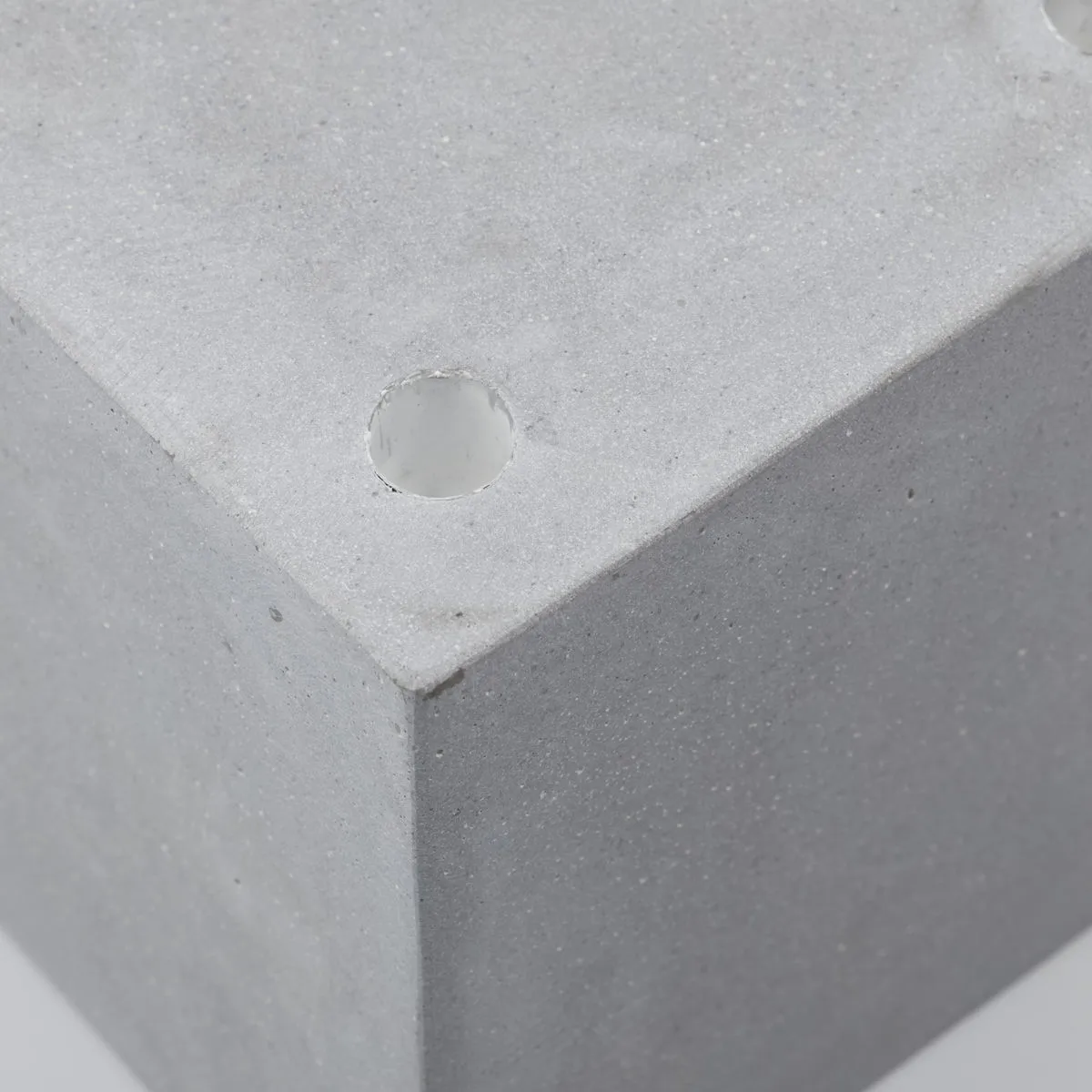 Μαρμπ κηροπήγιο 20x20x20 εκ., Γκρι House Doctor