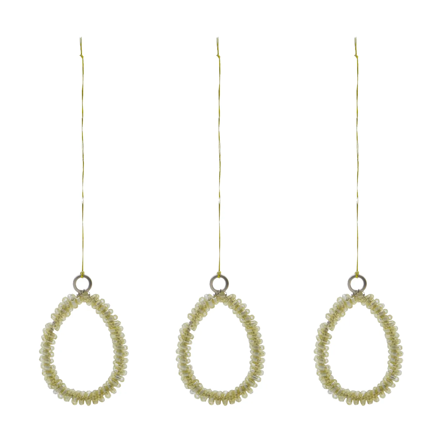 Σετ 3 τεμαχίων κρεμαστά στολίδια Beads για το Πάσχα, Champagne House Doctor