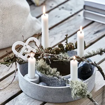 κηροπήγιο advent The Ring Ø26 cm - Grey - House Doctor