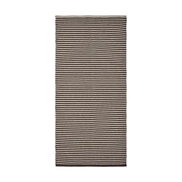 Χαλάκι διαδρόμου Alfo 90x200 εκ. - Καφέ-λευκό - House Doctor