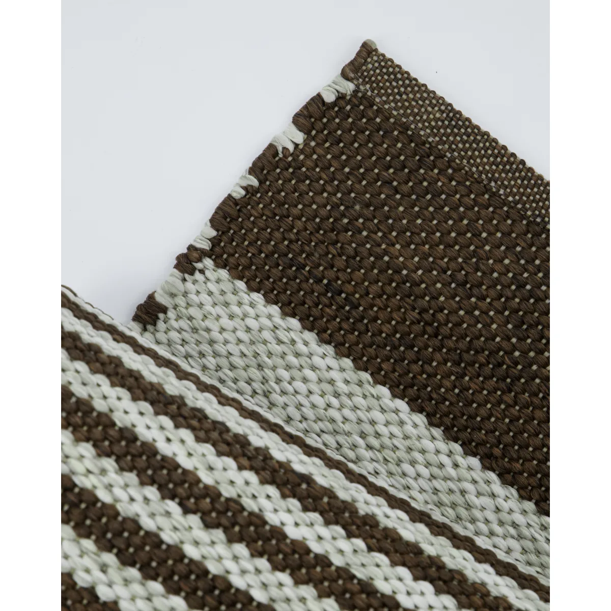 Χαλάκι διαδρόμου Alfo 90x200 εκ., Καφέ-λευκό House Doctor