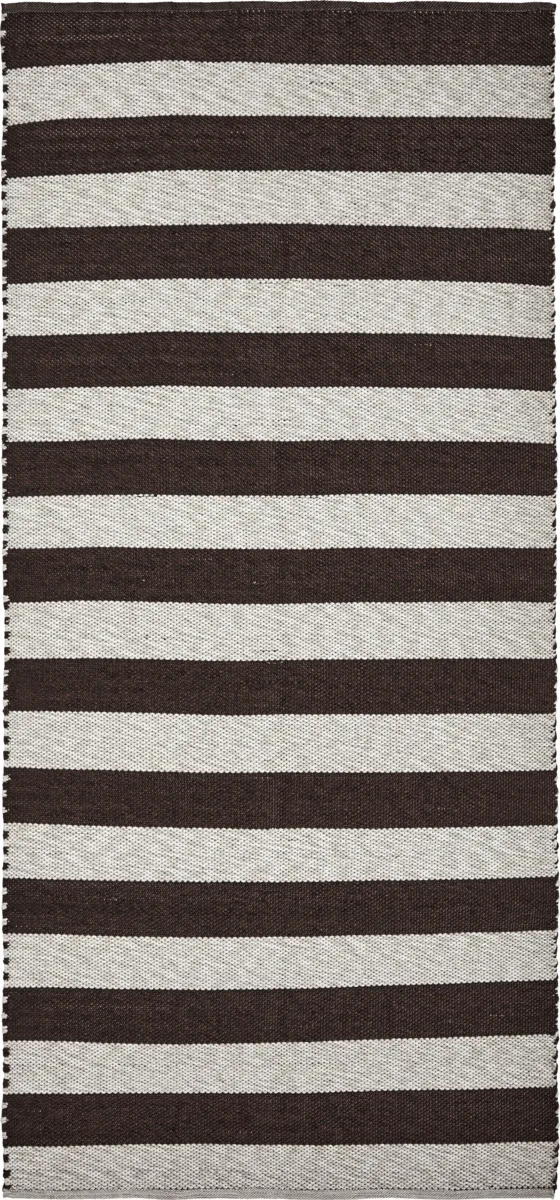 Χαλάκι διαδρόμου Alfo 90x200 εκ., Καφέ-λευκό House Doctor