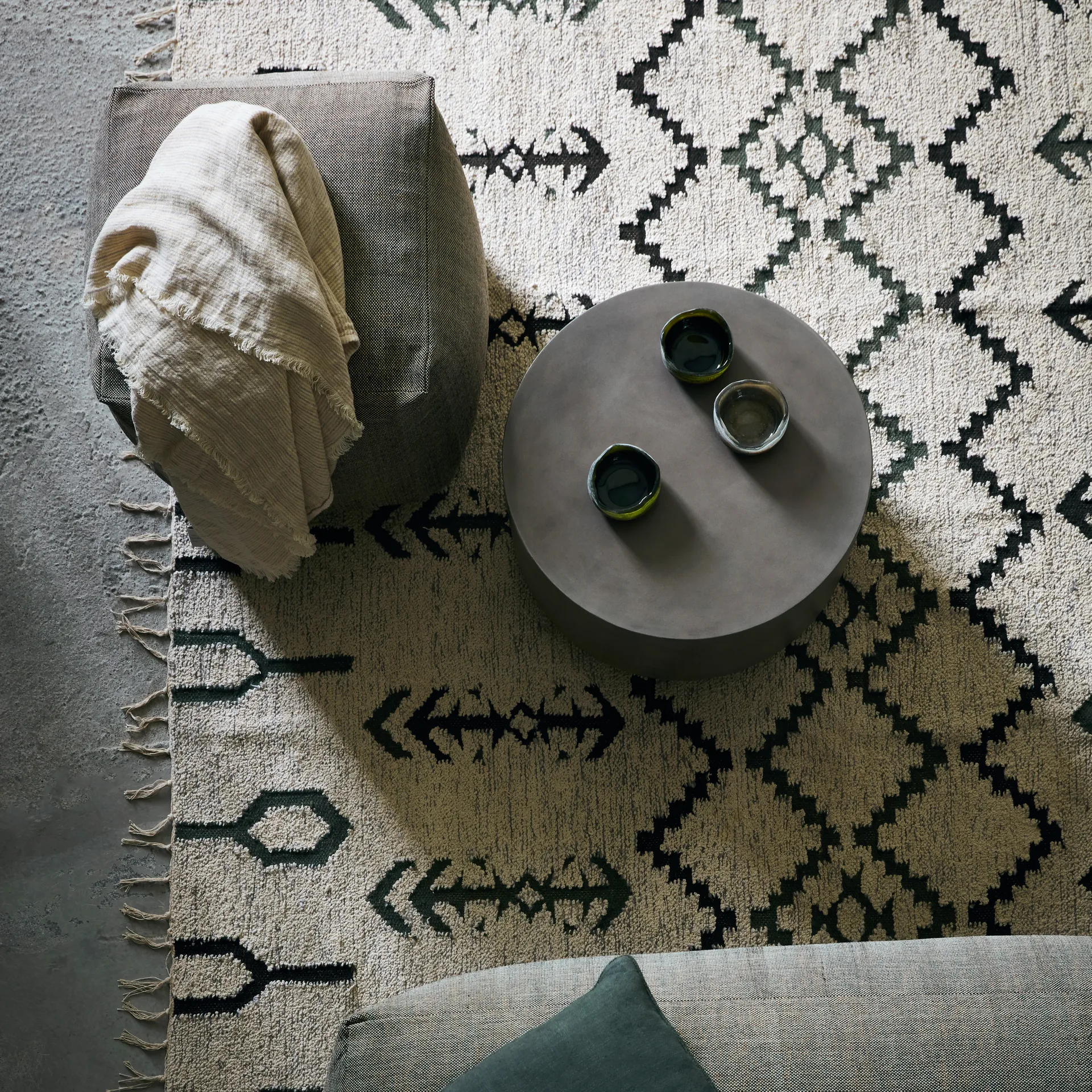 Arte χαλί 160x230 cm, Υπόλευκο House Doctor