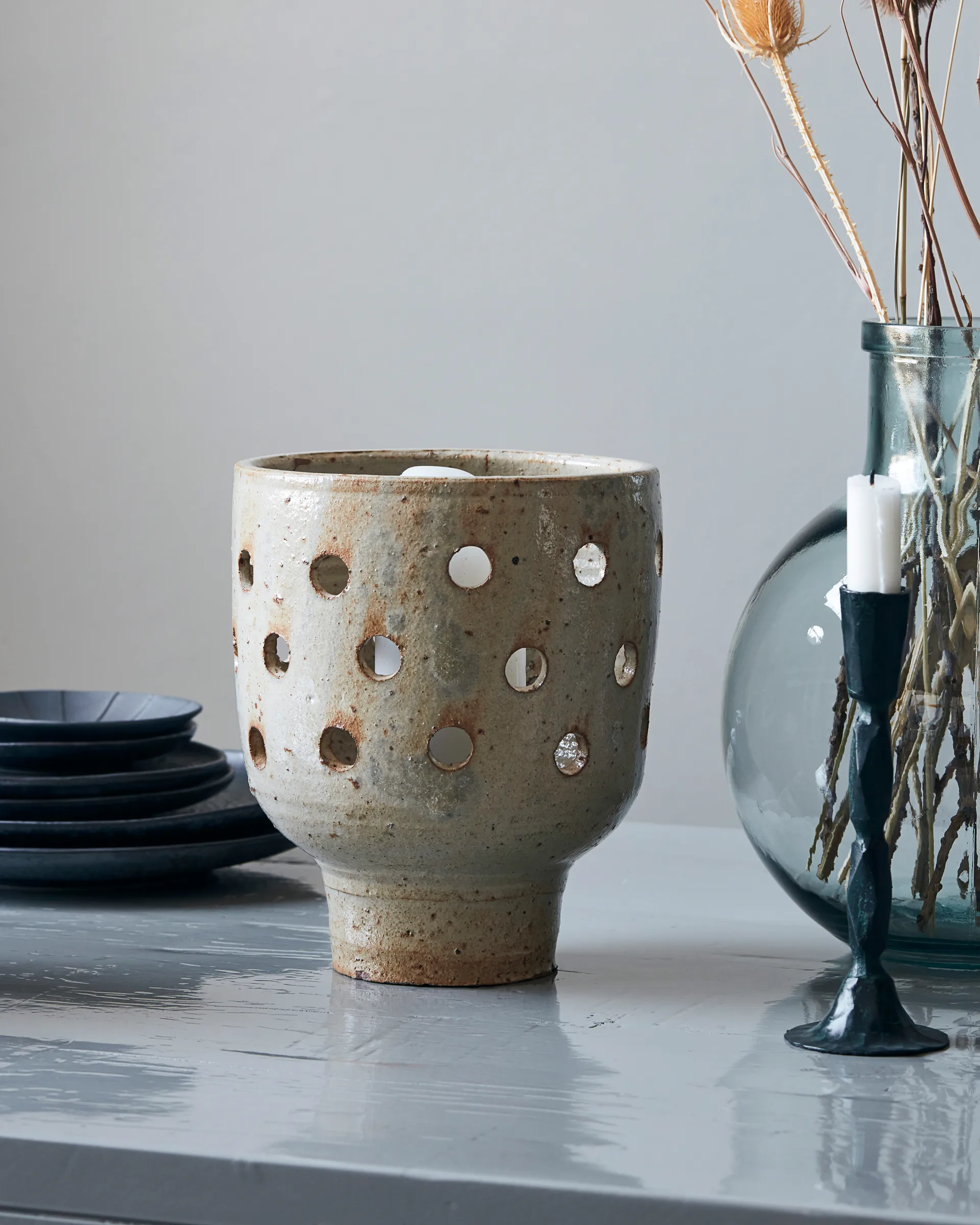 Artist κηροπήγιο Ø20 cm, Μπεζ House Doctor