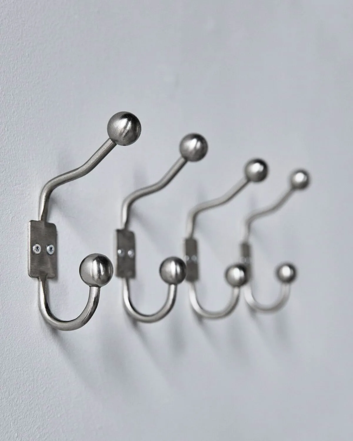 Ball κρεμάστρα 2 τεμ., Φινίρισμα silver, Ø7x13 εκ. House Doctor