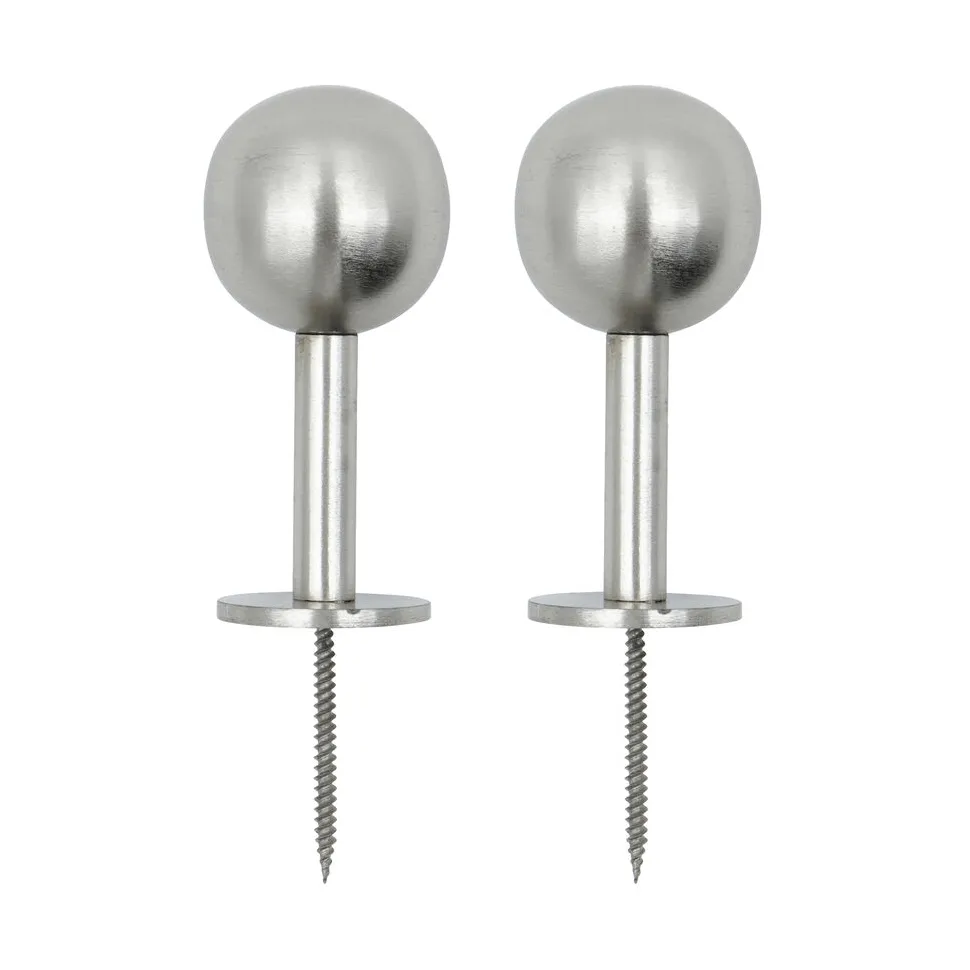Ball κρεμάστρα 2 τεμ., Silver finish, Ø8x4 εκ. House Doctor