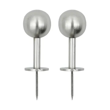 Ball κρεμάστρα 2 τεμ. - Silver finish, Ø8x4 εκ. - House Doctor