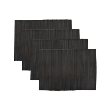 Bamb σουπλά 33x45 cm 4 τεμάχια - μαύρο - House Doctor