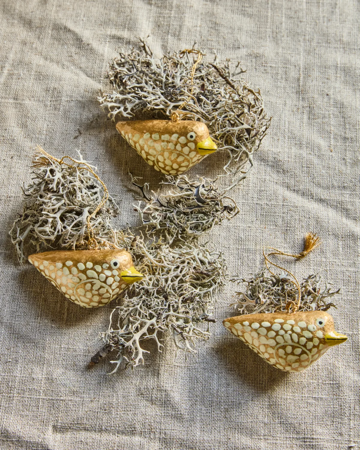 Bird πασχαλινά κρεμαστά 3 τεμάχια, Κίτρινο House Doctor