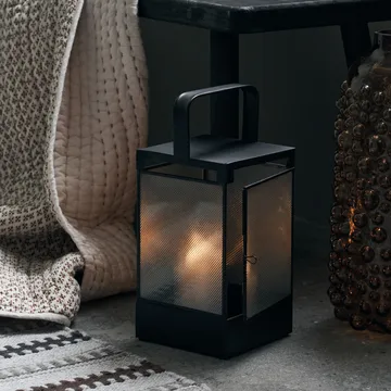 Blaze φανάρι 25 cm - Μαύρο αντίκας - House Doctor