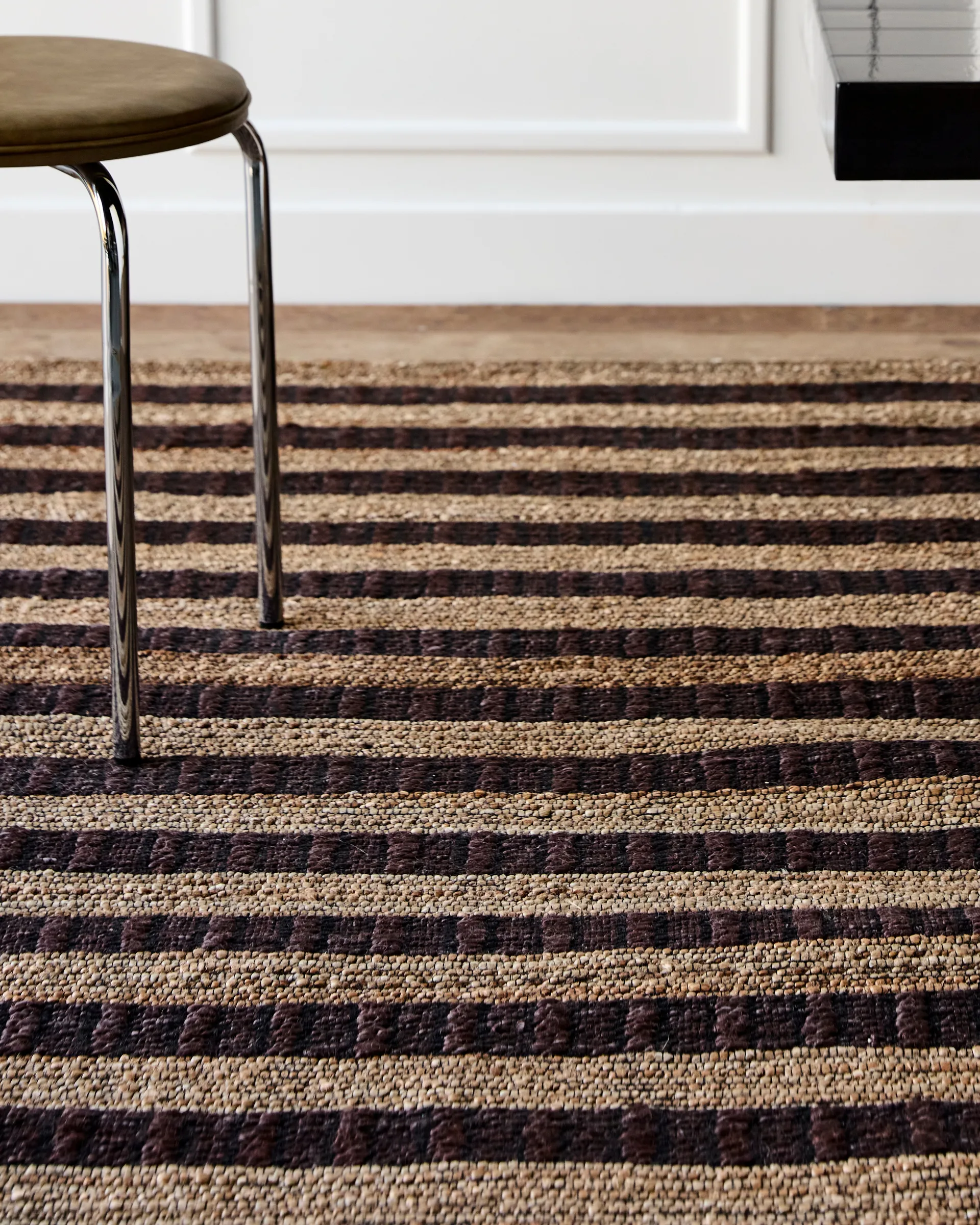 Block χαλί καφέ-φυσικό, 160x230 εκ. House Doctor