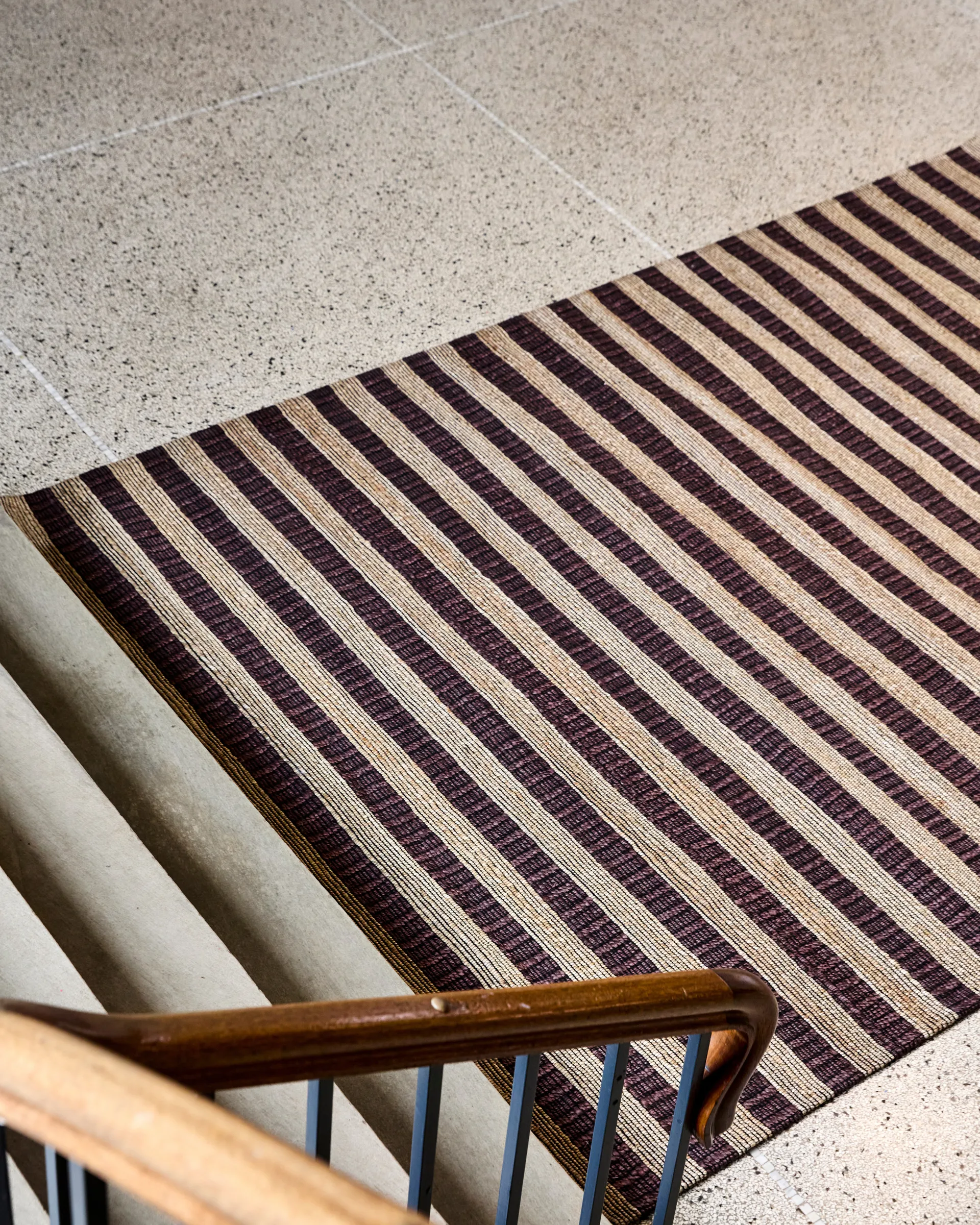 Block χαλί καφέ-φυσικό, 200x300 εκ. House Doctor