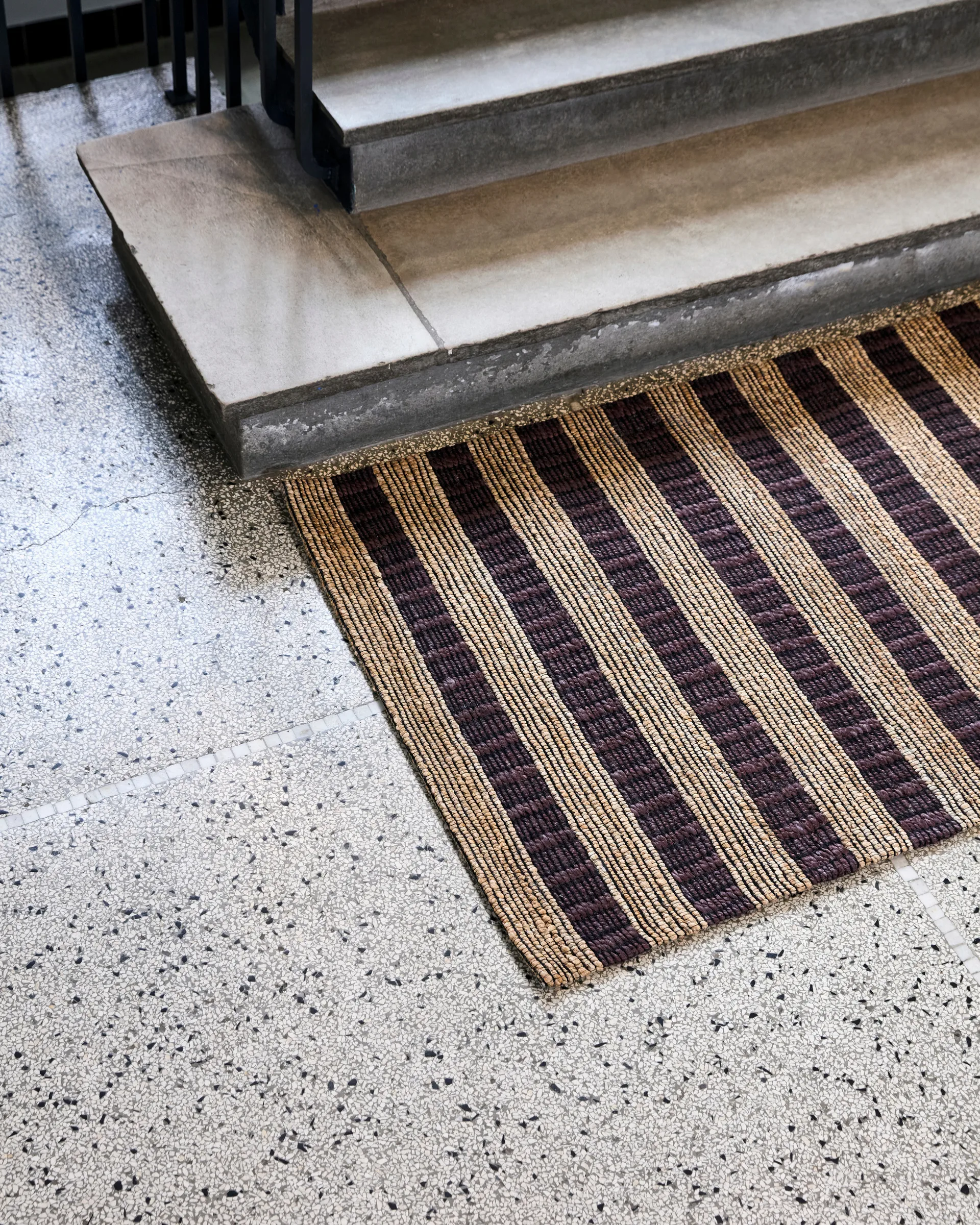 Block χαλί καφέ-φυσικό, 85x130 εκ. House Doctor