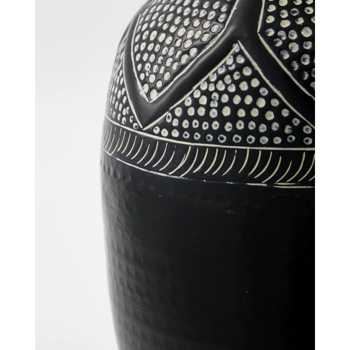 Bloss βάζο 38 εκ., Μάυρο House Doctor