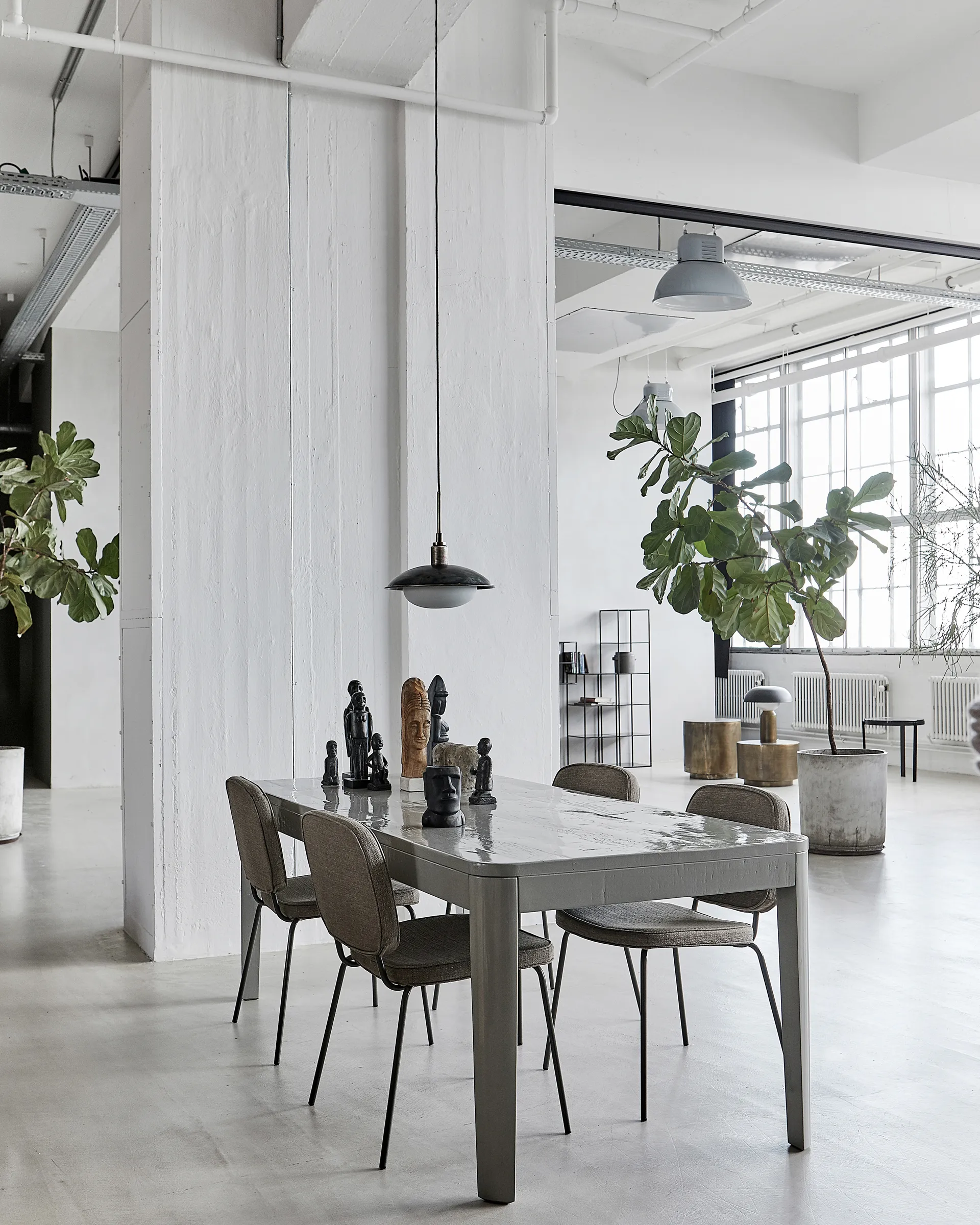 Boston φωτιστικό οροφής Ø32 cm, Αντικέ καφέ House Doctor