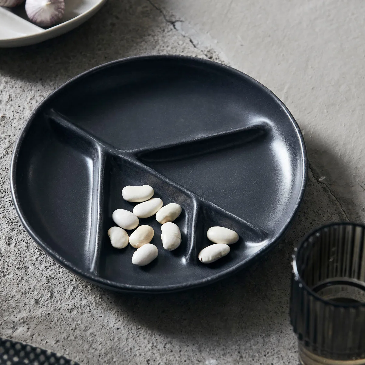 Branch πιάτο Ø22.3 cm, σκούρο γκρι House Doctor